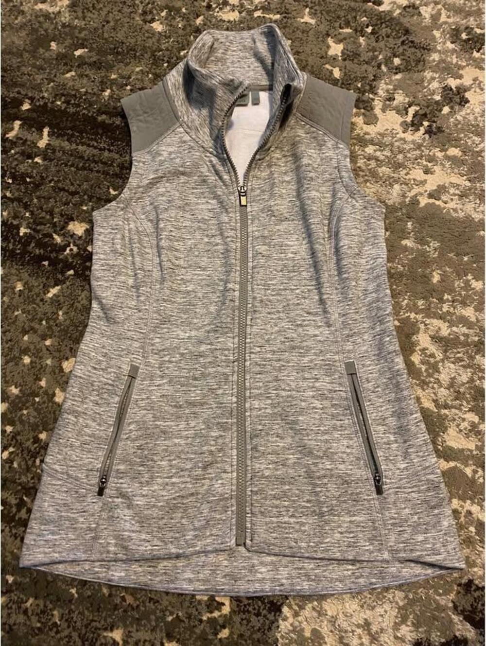 Athleta Women's Athletic Zip Vest - Size Small - Gray